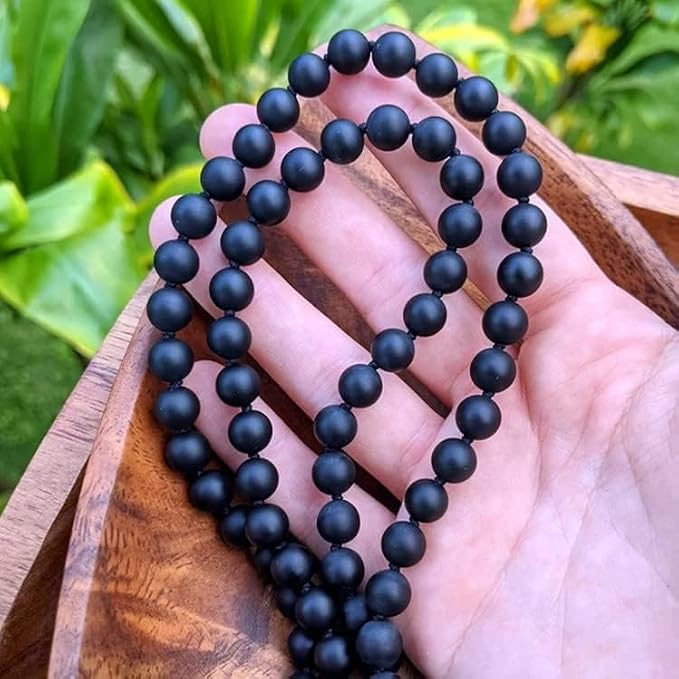 Zenkeeper 108 Pcs Matte Black Onyx Beads - Image 5