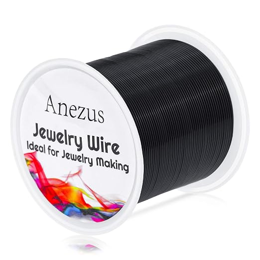 anezus 20 Gauge Jewelry Wire, 28 Yards Craft Wire Tarnish Resistant Copper by anezus