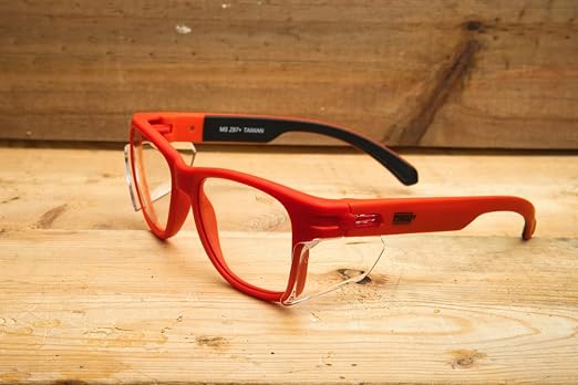 MAGID Y50 Safety Glasses for Construction | Red Frame — 144-Pack, ANSI Z87.1+ - Image 5