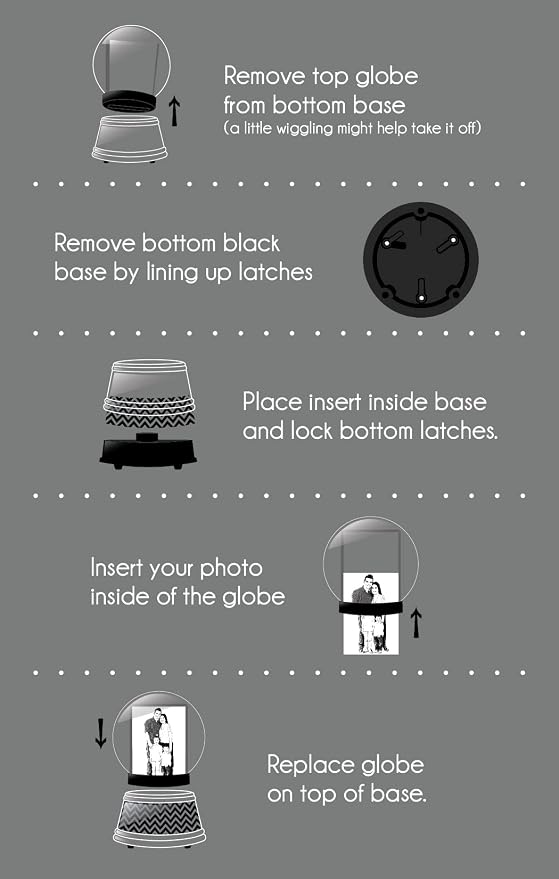 Neil Enterprises Inc. Create Your Own Photo Snow Globe - Image 8