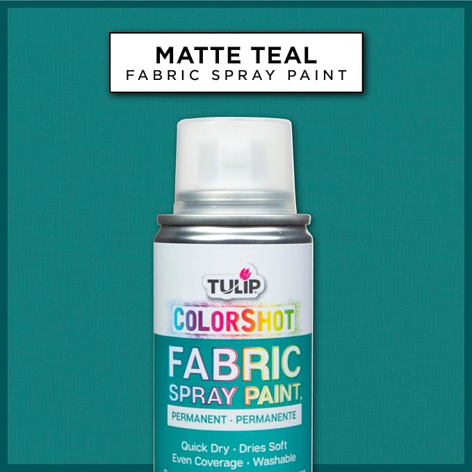 Tulip ColorShot Instant Fabric Spray Paint, Permanent Color Spray-On Fabric - Image 2
