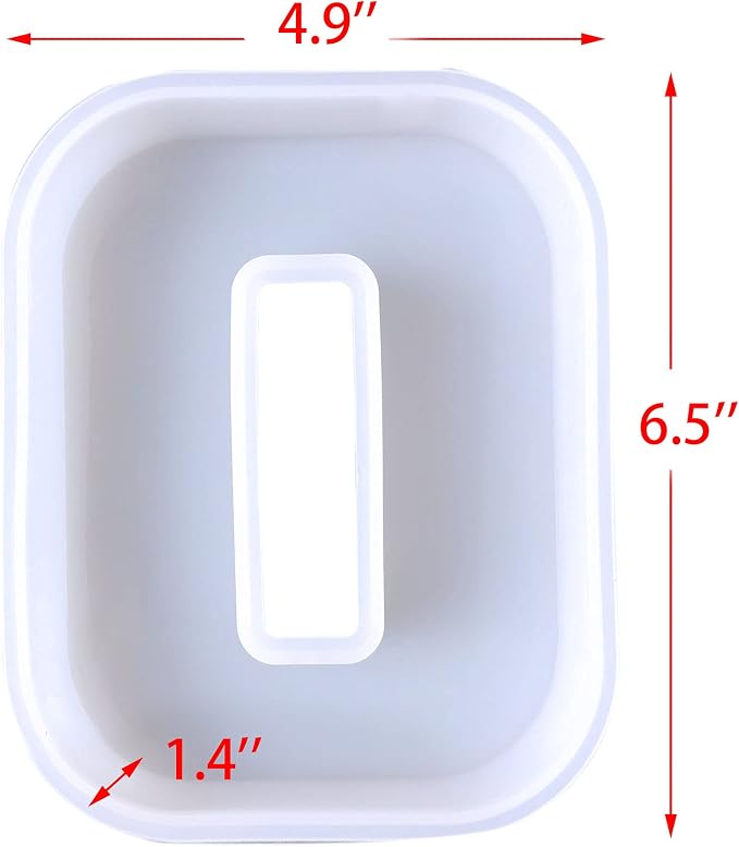 6 inch 26 Pack English Alphabet Silicone Letter Mold - Image 6
