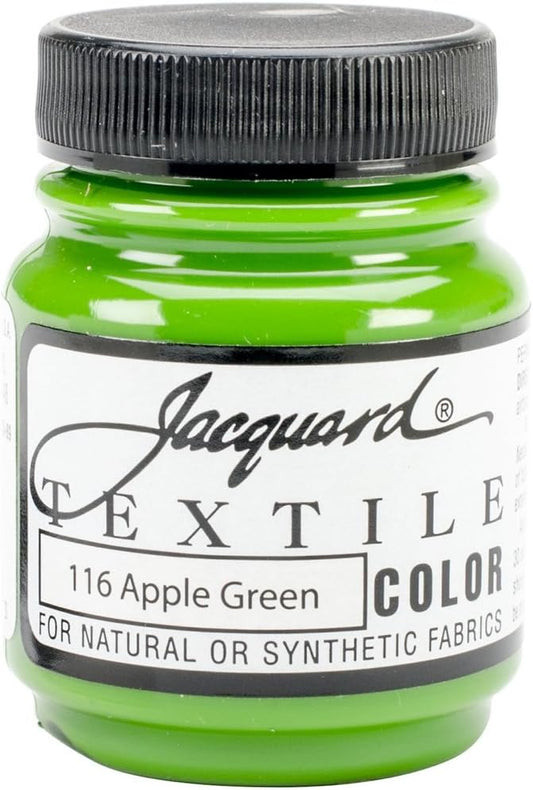 Jacquard Textile Paint 2.25 Oz Apple Green by Jacquard