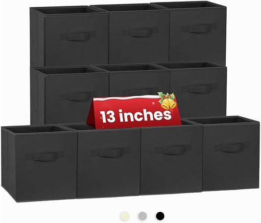 Large Storage Cubes- 13 Inch Cube Storage Bins by Criusia