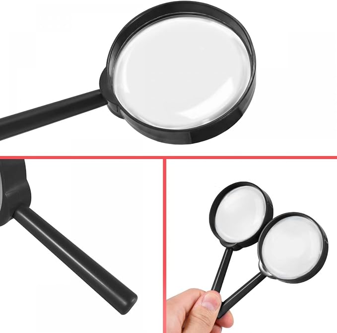 SenseYo 48 PCS Magnifying Glass 5X Mini Kids Magnifying Glass - Image 6