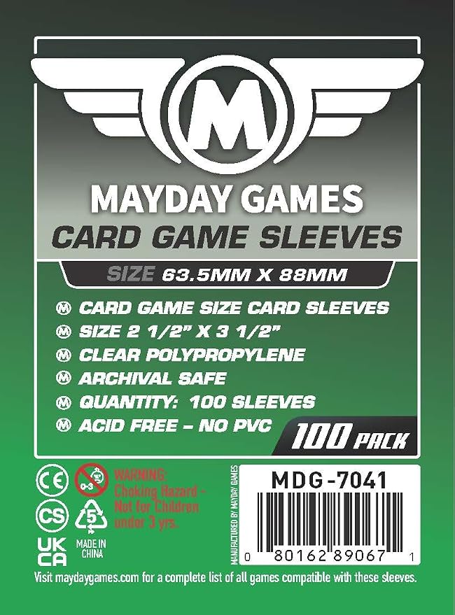 Mayday Games Specter Ops Game Accessory- Standard Card Sleeve Bundle by MAYDAYGAMES