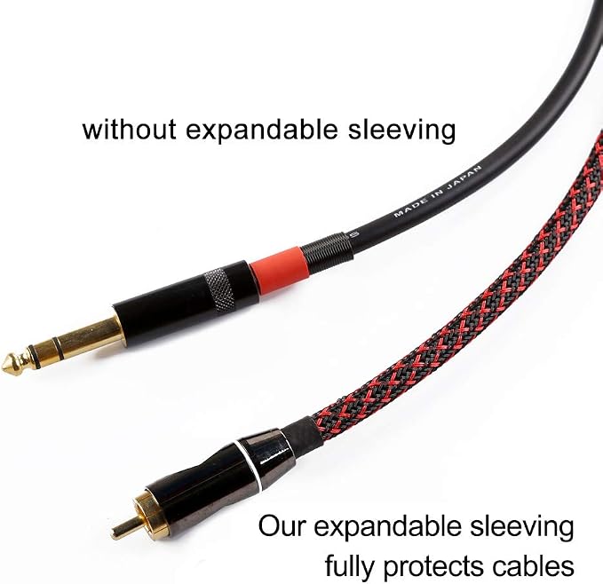 25ft - 3/4 inch PET Expandable Braided Sleeving – BlackRed – Alex Tech Braided - Image 2