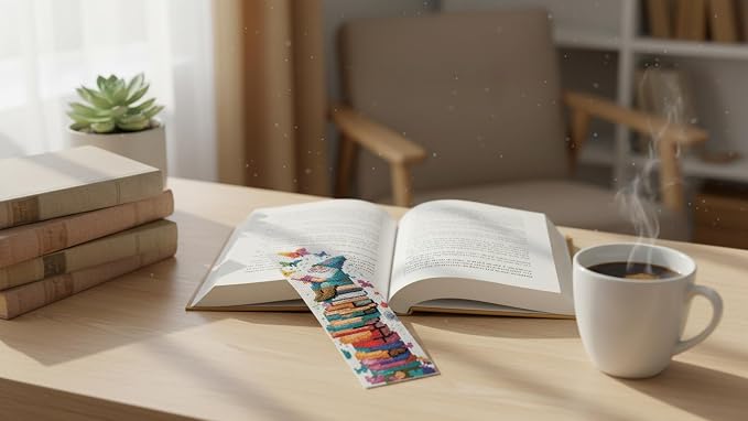 DYAIANGMU Gnome 6 Pcs Cross Stitch Bookmark Kit - Image 5