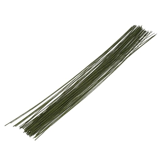 DECORA 26 Gauge Dark Green Floral Wire by DECORA