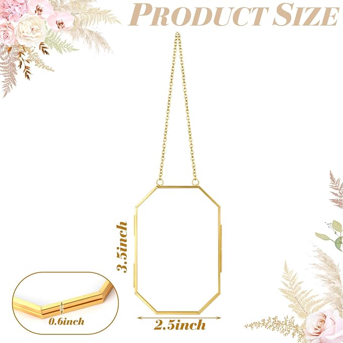 Qunclay 2 Pcs Double Glass Frame - Image 2
