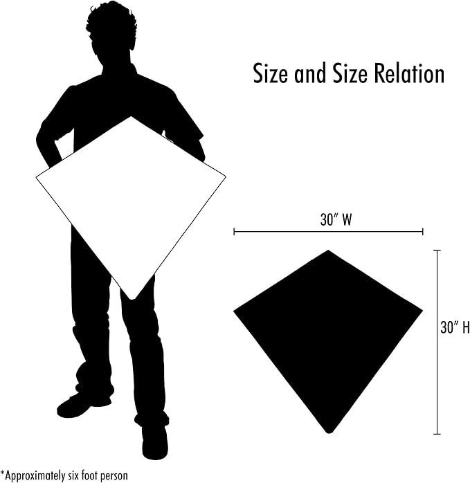 In The Breeze Solid Color Diamond Kite - Image 4
