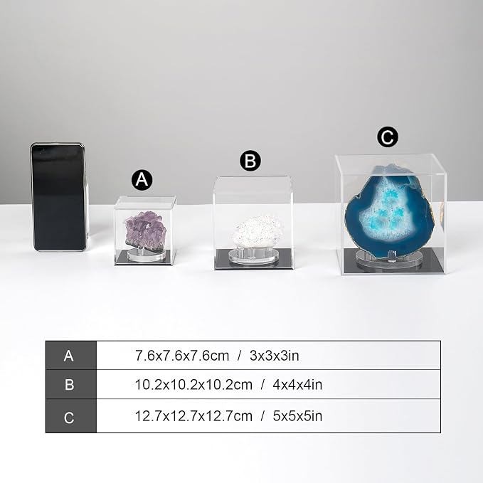 Transparent Acrylic Square Cube Containers - Image 7