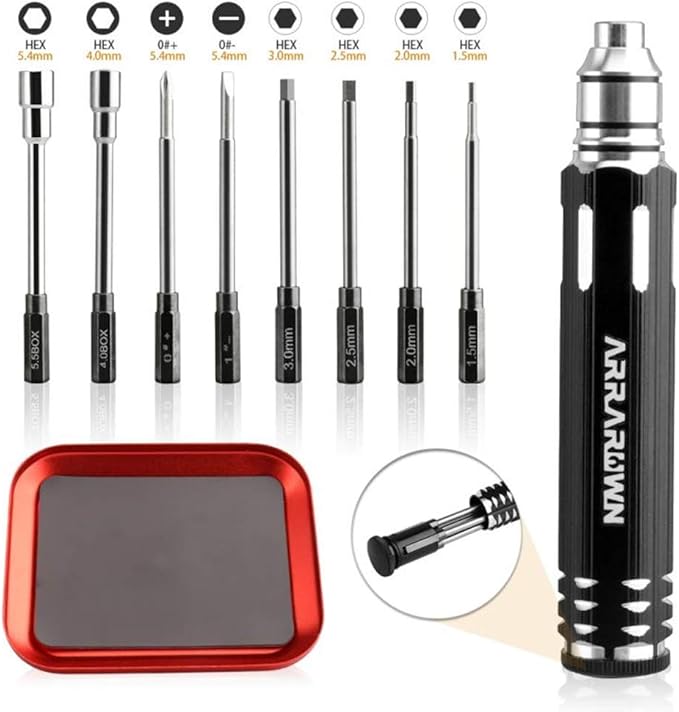10 in 1 RC Model Repair Tools Kit by ARRAROWN
