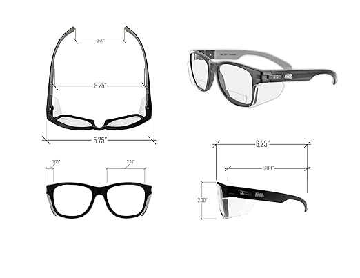 MAGID Y50 Safety Glasses for Construction | Black Frame — 6 Pairs, ANSI Z87.1+ - Image 4