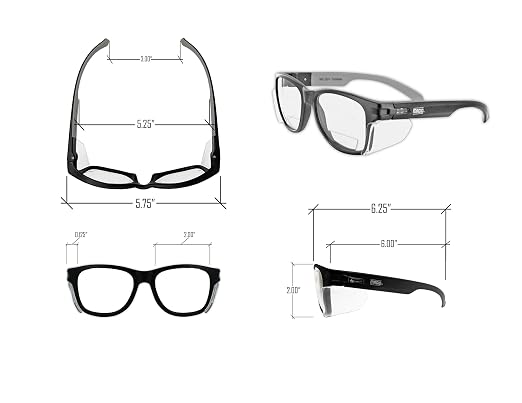 MAGID Y50 Safety Glasses for Construction | Black Frame — 72-Pack, ANSI Z87.1+ - Image 4