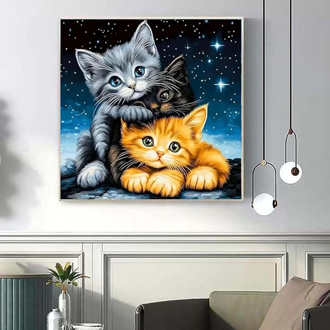 OJTOYART Starry Cat Diamond Art Kits - Image 5