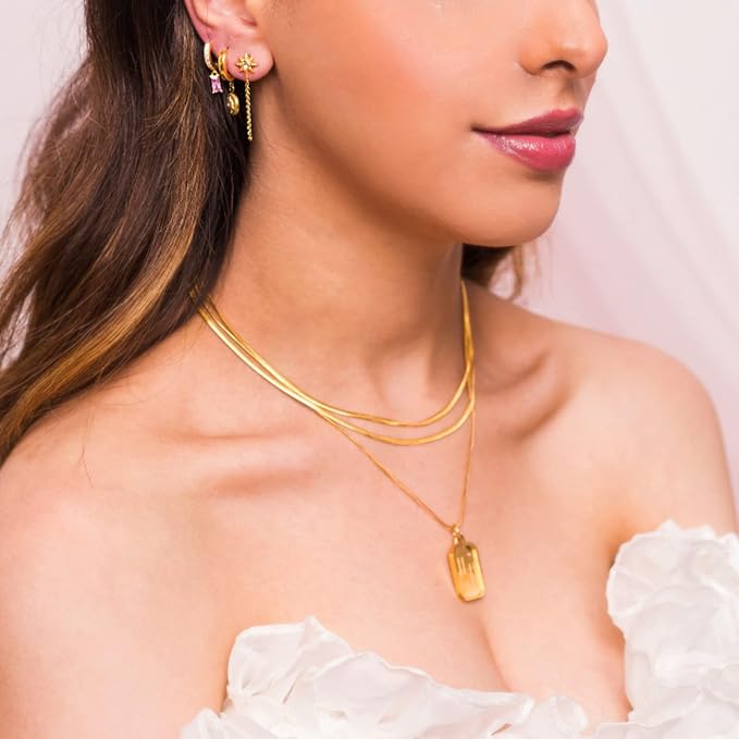 Jishi 33ft Gold Snake Chain 1.2mm Jewelry Making Chains - Image 5