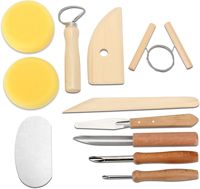 Blisstime 42pcs Pottery Tools, Clay Sculpting Tool Kit Air Dry Clay Tools - Image 5
