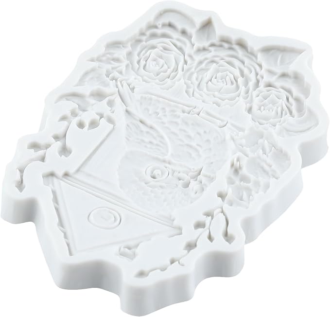 3D Bird Polymer Clay Mold Bird House and Owl Silicone Molds - Image 6