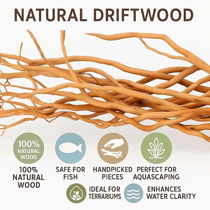 Azil Natural Aquarium Driftwood Root – Driftwood - Image 6