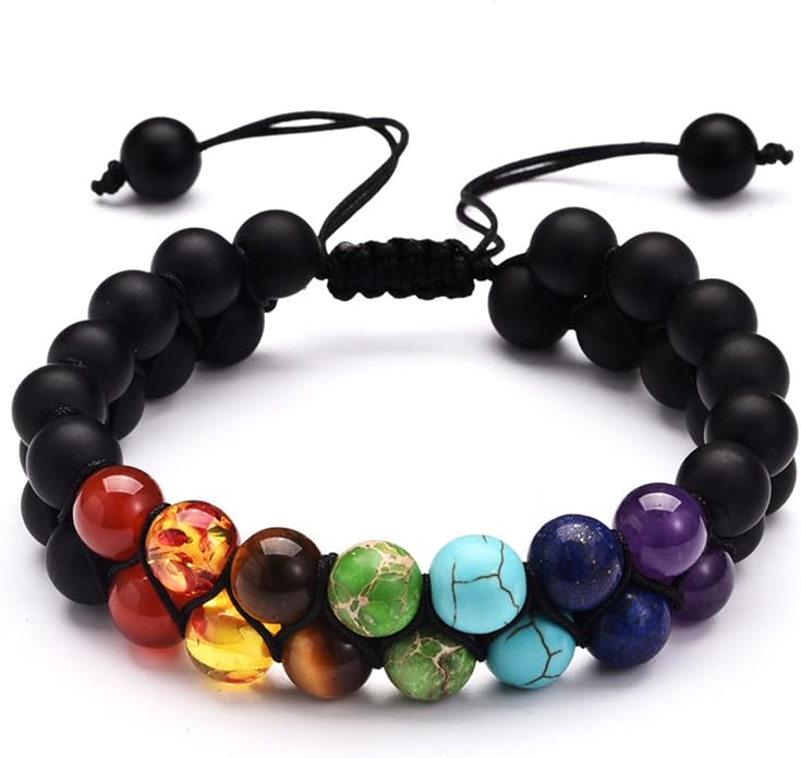 ONLYJUMP Planet Bracelet Solar System Universe Galaxy Bracelet Handmade Natural by ONLYJUMP