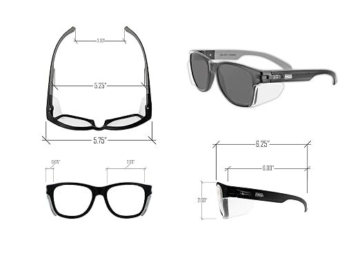 MAGID Y50 Safety Glasses for Construction | Black Frame — 72-Pack, ANSI Z87.1+ - Image 4