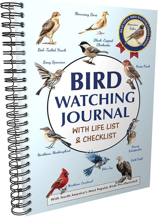 Bird Watching Journal with Life List & Checklist by Unknown