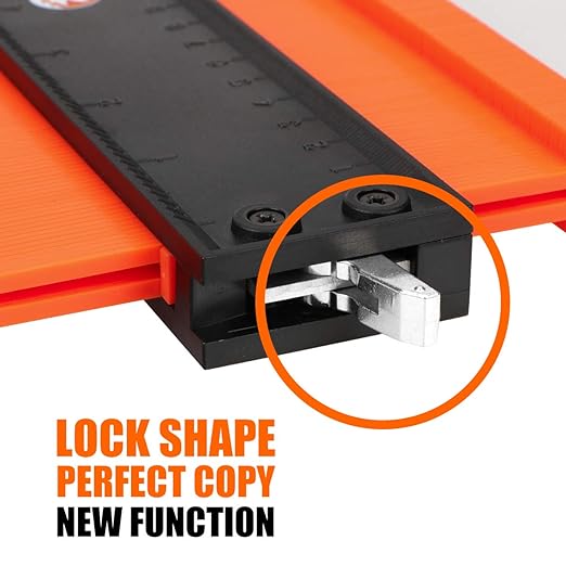 Saker Contour Gauge Duplication-Adjustable Lock-Precisely Copy Irregular - Image 2