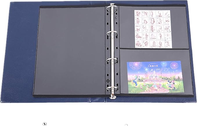 MUDOR Stamp Pages for Stamp Collection Album Binder Book, 10 Sheet 2 Row | 2 - Image 7
