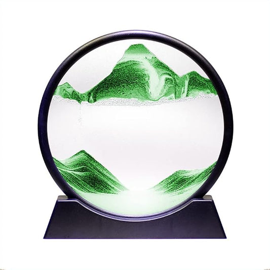 Arthink Moving Sand Art Picture, Liquid Motion 3D Sea Sandscape in Motion by Arthink
