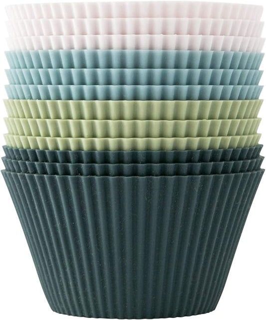 The Silicone Kitchen Reusable JUMBO Silicone Baking Cup, BPA Free, Dishwasher by TheSiliconeKitchen
