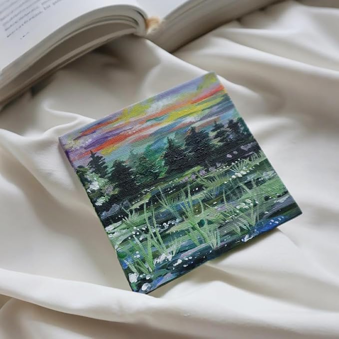 Mini Canvas for Painting 4x4 inch, 108 Pack Bulk Small Painting Canvases for - Image 11