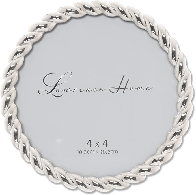 Lawrence Frames Metal Frame, Rope Design, 4x4 Round by LawrenceFrames