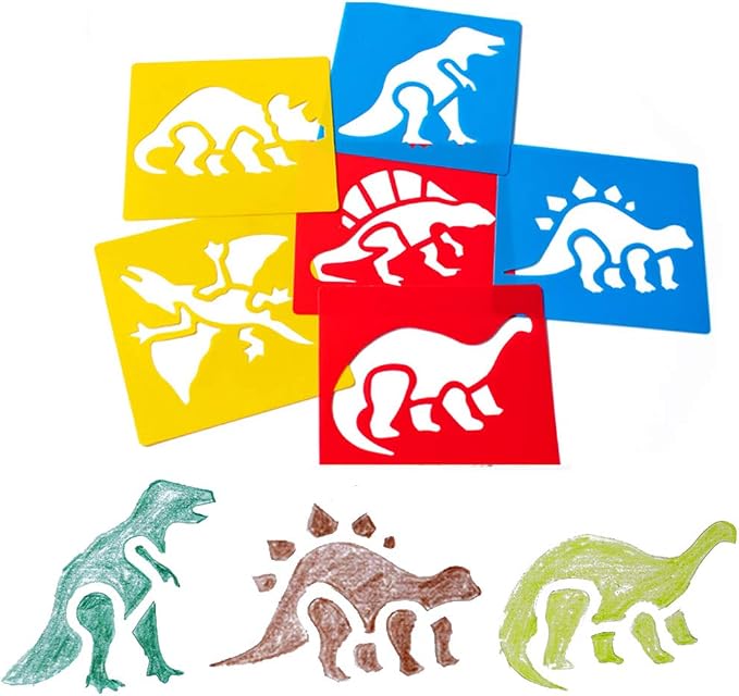 Lependor 36 Pieces Plastic Drawing Painting Stencil Templates - Image 2
