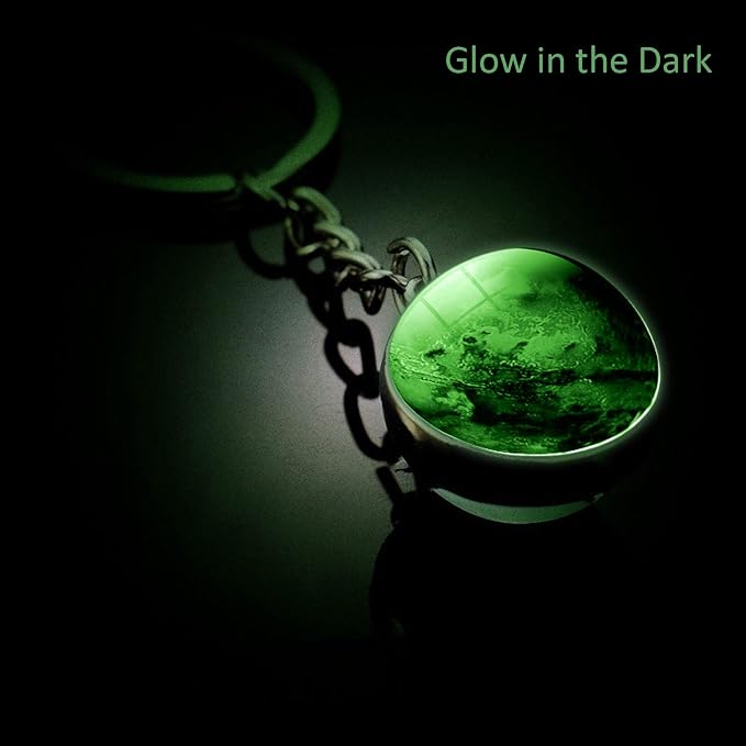 JWPavilion Solar System Planet keychain Accessories Pendant Glow In The Dark - Image 4