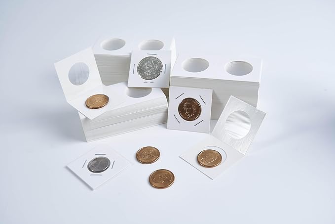 Boen 600PCS Coin Flips in 6 Sizes Cardboard Coin Holders - Image 5