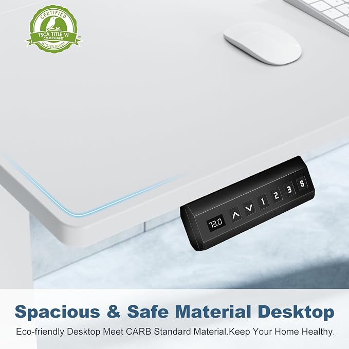 DUMOS 55 Inch Electric Standing Desk Height Adjustable, Sit to Stand Computer - Image 7
