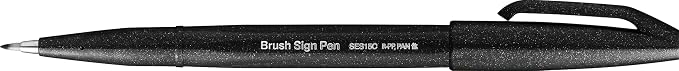 Pentel Fude Touch Sign Pen, Felt Pen Like Brush Stroke by PentelofAmerica