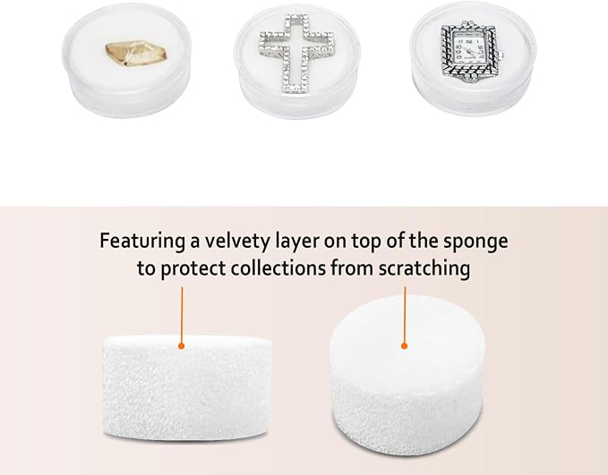 Ikee Design 24 Gem Showcase Stackable Jewelry Display Tray - Image 3