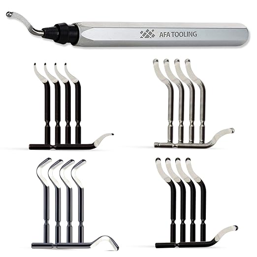 AFA Tooling - Deburring Tool Micro-Polished & Anodized Handle by AFAToolingApprovedforAutomotive