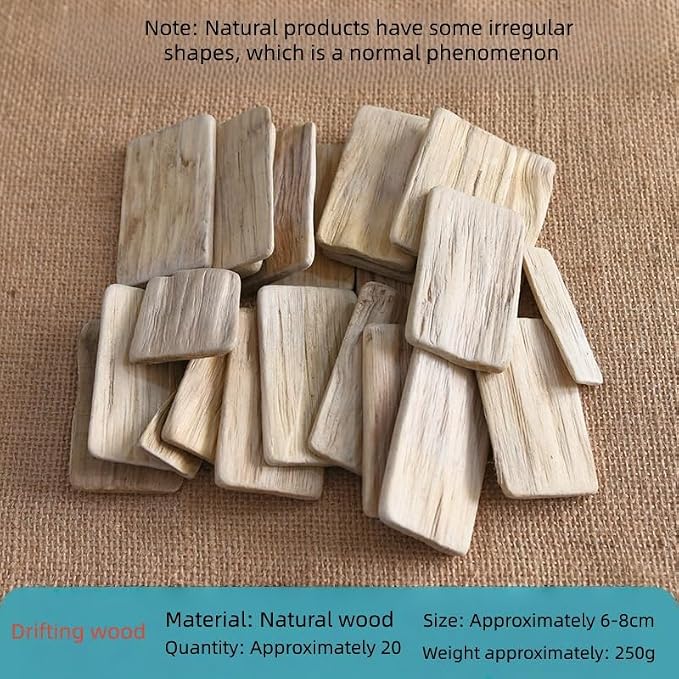 Natural Driftwood Pieces, Unfinished Wooden Sticks - Image 2