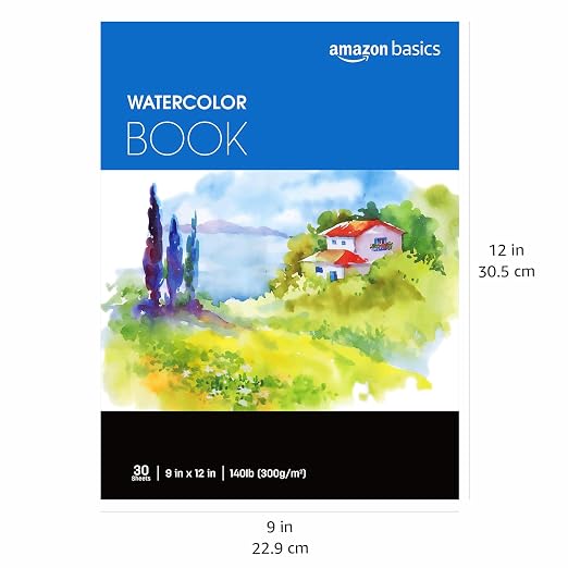 Amazon Basics Watercolor Pad for Beginners, Adults and Students, Cold Press - Image 7