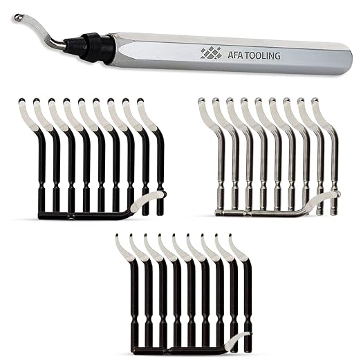 AFA Tooling - Deburring Tool Micro-Polished & Anodized Handle by AFAToolingApprovedforAutomotive