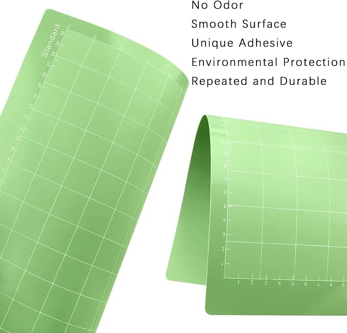 Gwybkq Standardgrip Cutting Mat 12x12 in, 3 Pack Adhesive Sticky Green Mats | - Image 7