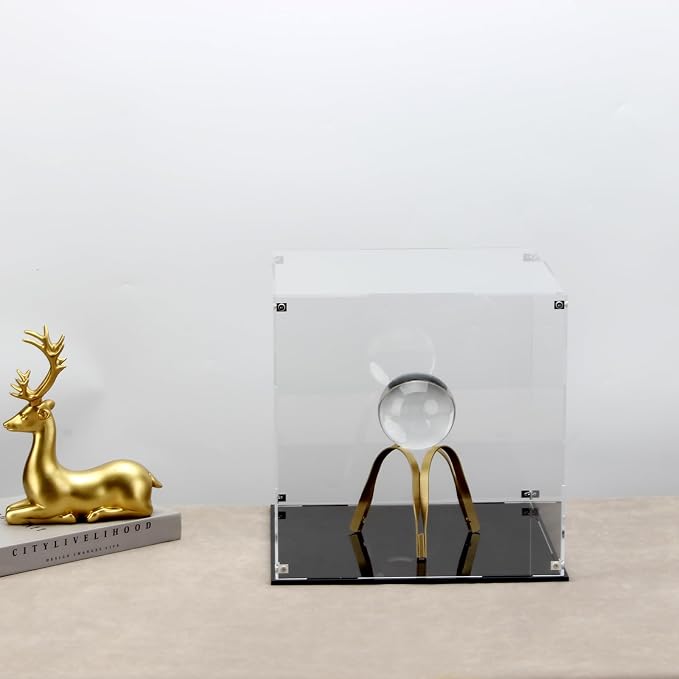 11 Inch Acrylic Display Case for Collectibles, Cube Acrylic Box for - Image 2
