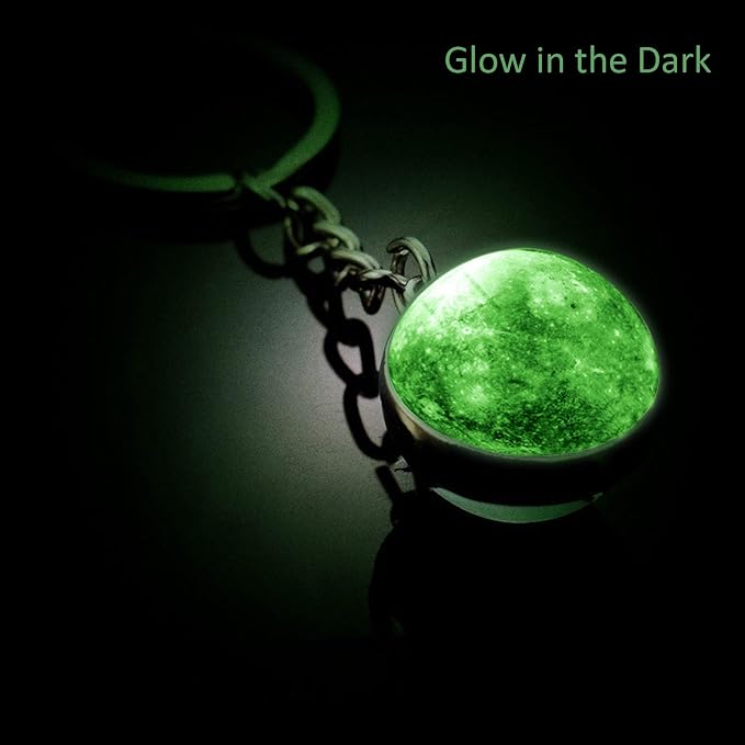 JWPavilion Solar System Planet keychain Accessories Pendant Glow In The Dark - Image 4