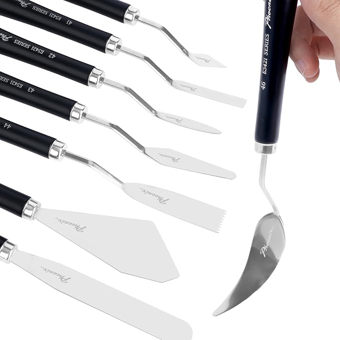 PHOENIX Flexible Palette Knife Set - Image 3