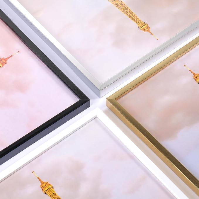 upsimples 5x7 Picture Frame Set of 3, Made of High Definition Glass - Image 8