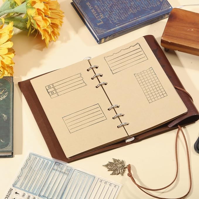 GLOBLELAND Notebook Clear Stamp Notepad Silicone Stamps Transparent Stamp - Image 3