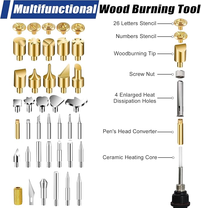 Wood Burning Kit, Pyrography Pen - Image 4